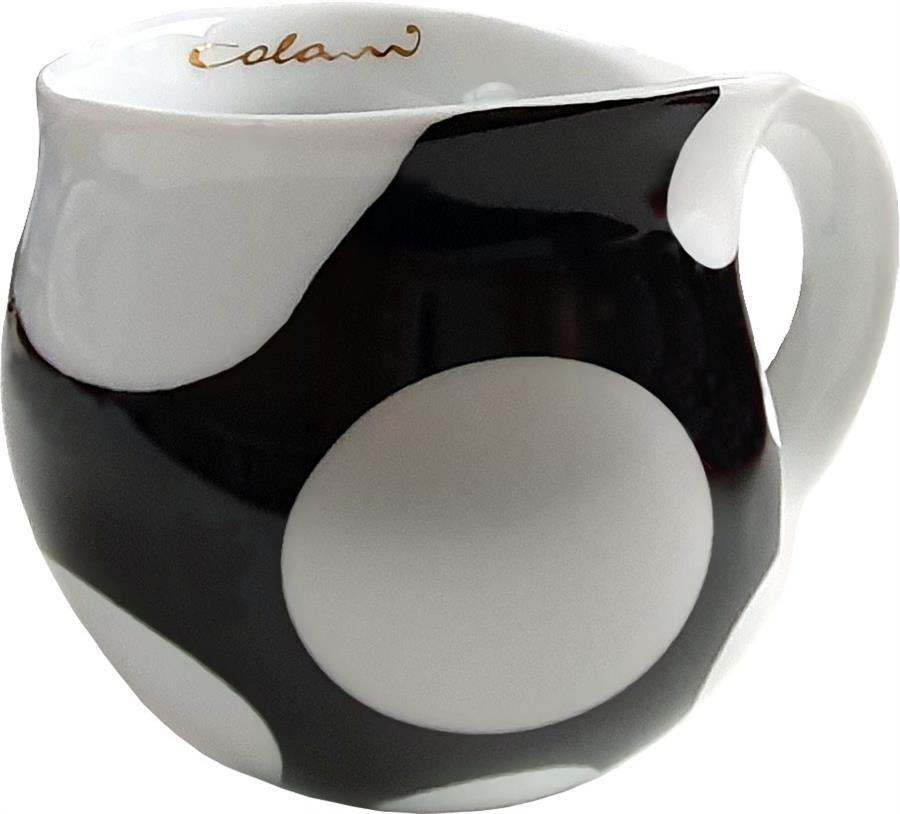Luigi Colani Porzellan Kaffeebecher Gold, Mehrfarbig, Silber