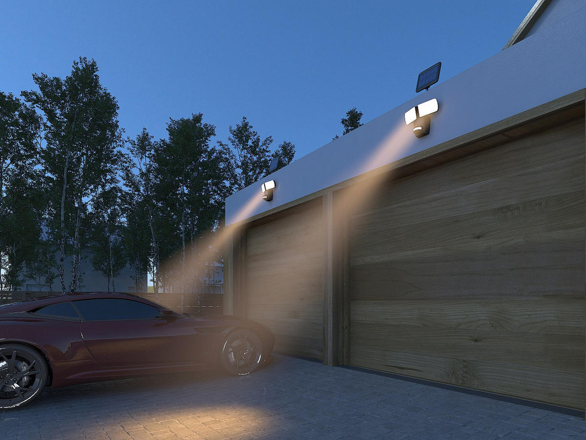 SCHEINWERFER Outdoor - 8 cmcm x 8.5 cmcm - Plastik - Schwarz - LYRA - Schwarz, Kunststoff (8.5/8/11cm) - Vente-Unique