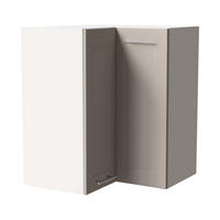 ECKHÄNGESCHRANK Oslo W12/60 Weiß / Kaschmir Matt 60 / 60 / 72cm - Kaschmir/Weiß, Holz/Holzwerkstoff (60/72/60cm) - Feldmann-Wohnen