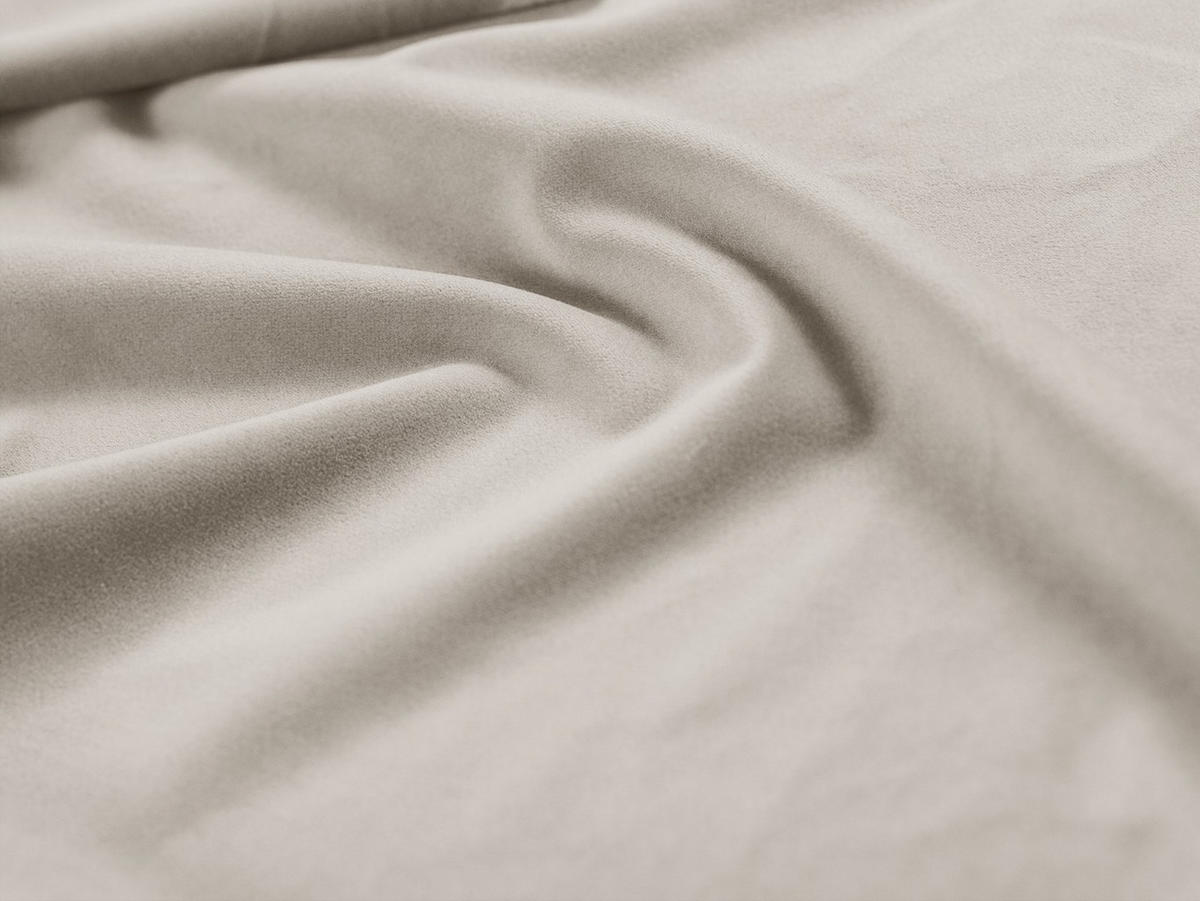 SOFA modular Lupine aus Samt beige 4 Sitzplätze - Beige, Textil (95/70/290cm) - Micadoni