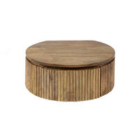NACHTTISCH HEVE Holz Mango - Braun, Holz (50/20/35cm) - KAWOLA