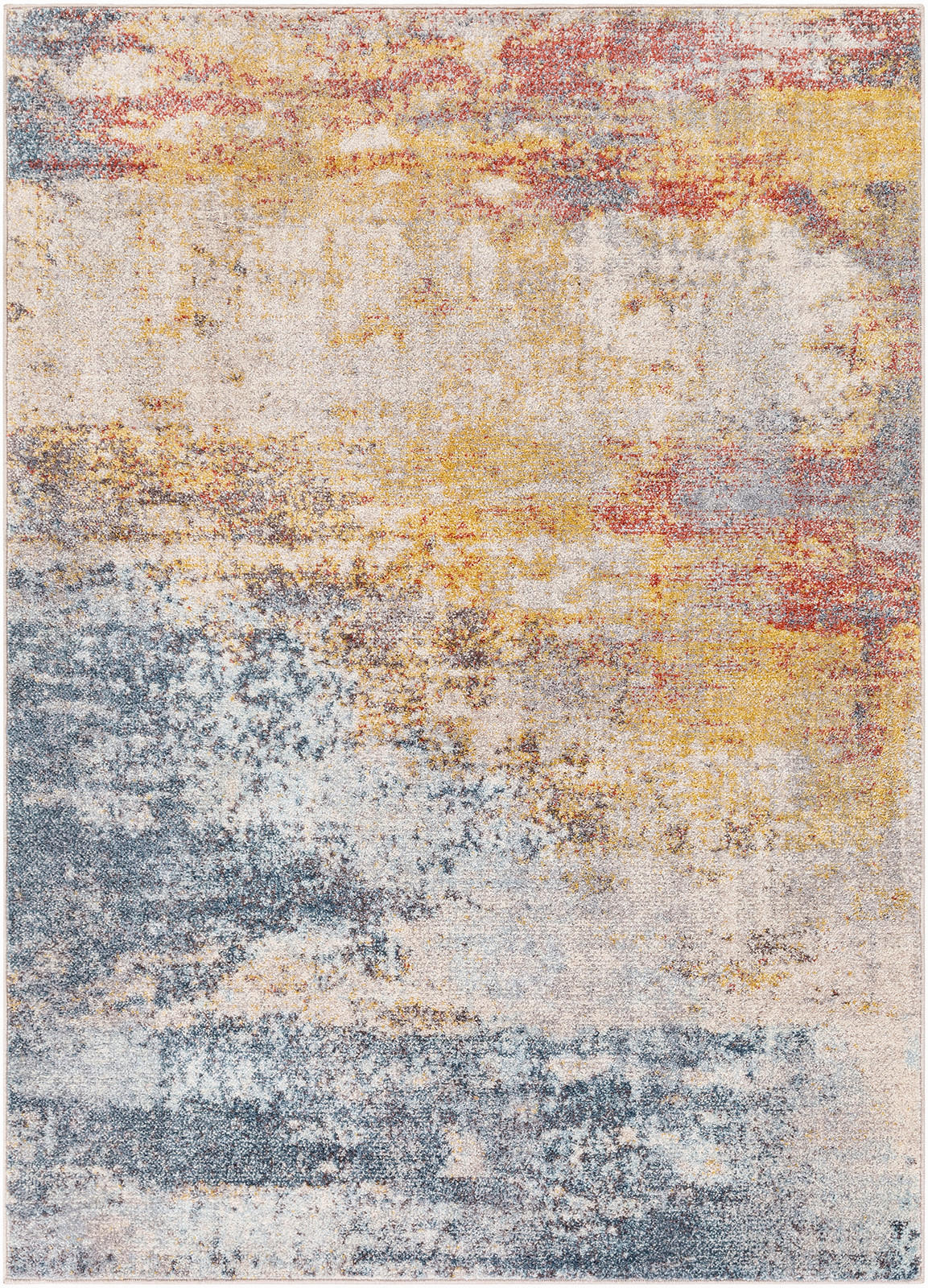 KURZFLORTEPPICH 160/213 cm Mehrfarbig - Multicolor/Orange, Naturmaterialien/Textil (160/213cm) - LIVABLISS