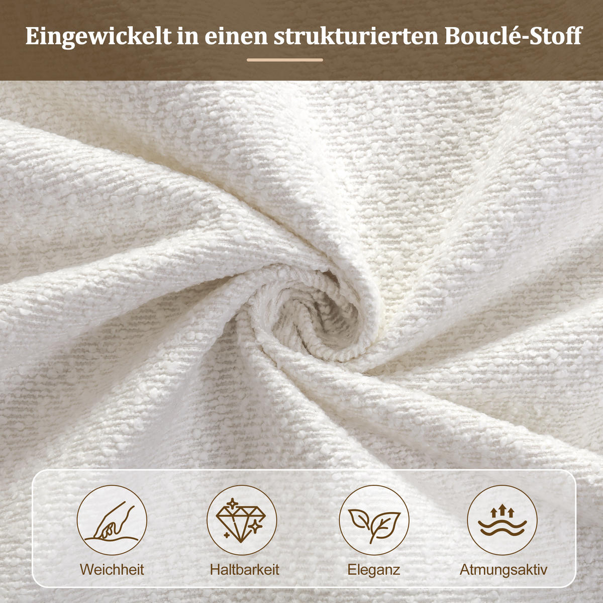 POLSTERBETT aus Schleife 90x200 cm in Beige mit Stauraum & USB/Typ-C - Beige, Textil (90/200cm) - Modfu
