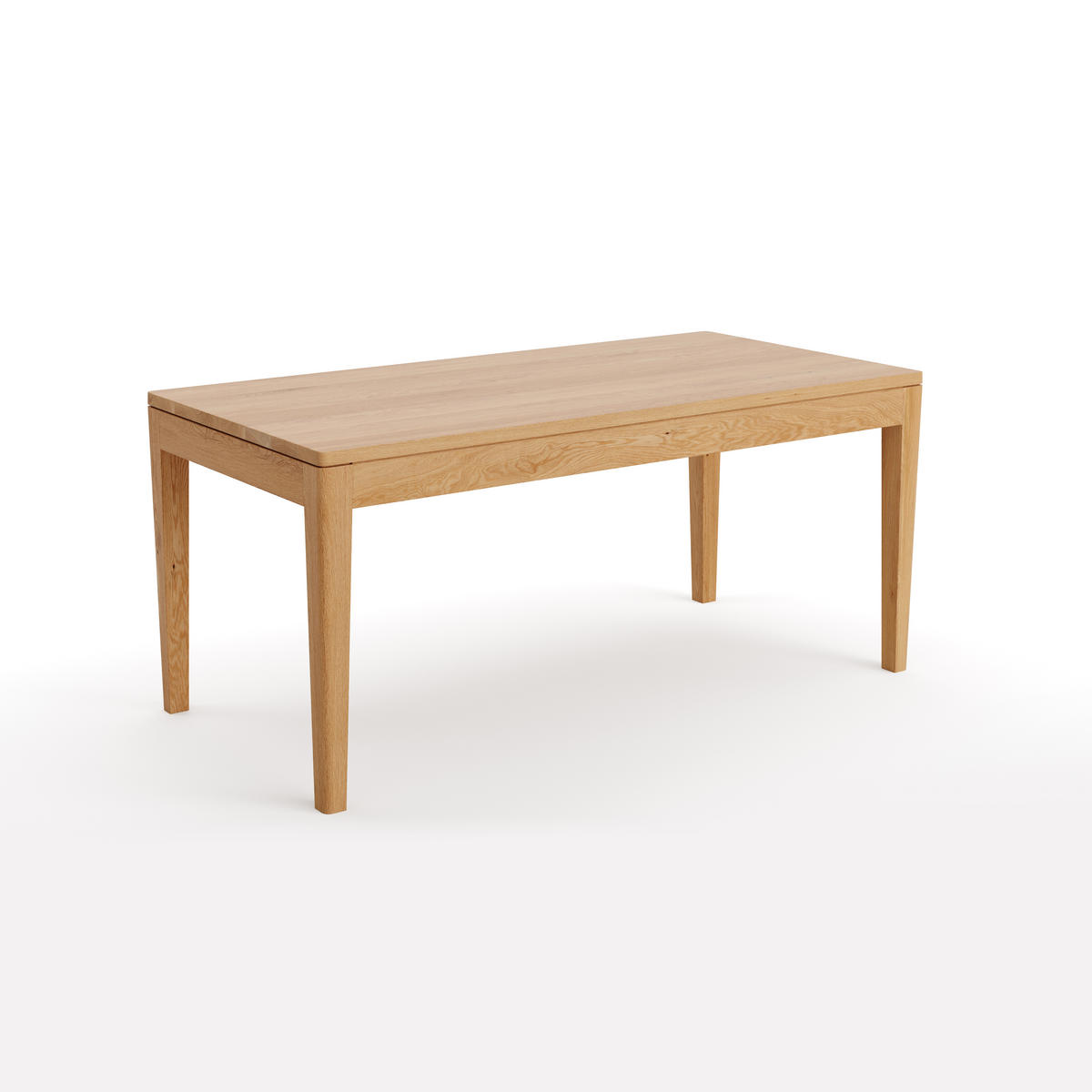 TISCH Ausziehbar Butterfly aus massivem Eichenholz 160x90 cm + Tischverlängerungen 2x50 cm - Eichefarben/Braun, Holz (160/90/75cm) - Danzz