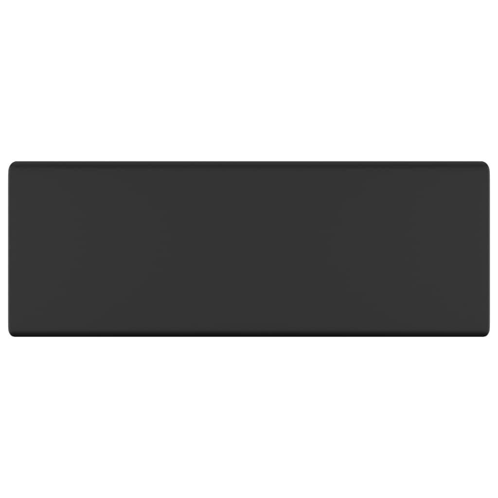 WASCHBECKEN Langford 41/41/15 cm - Schwarz, Keramik (41/15/41cm) - Nettlife