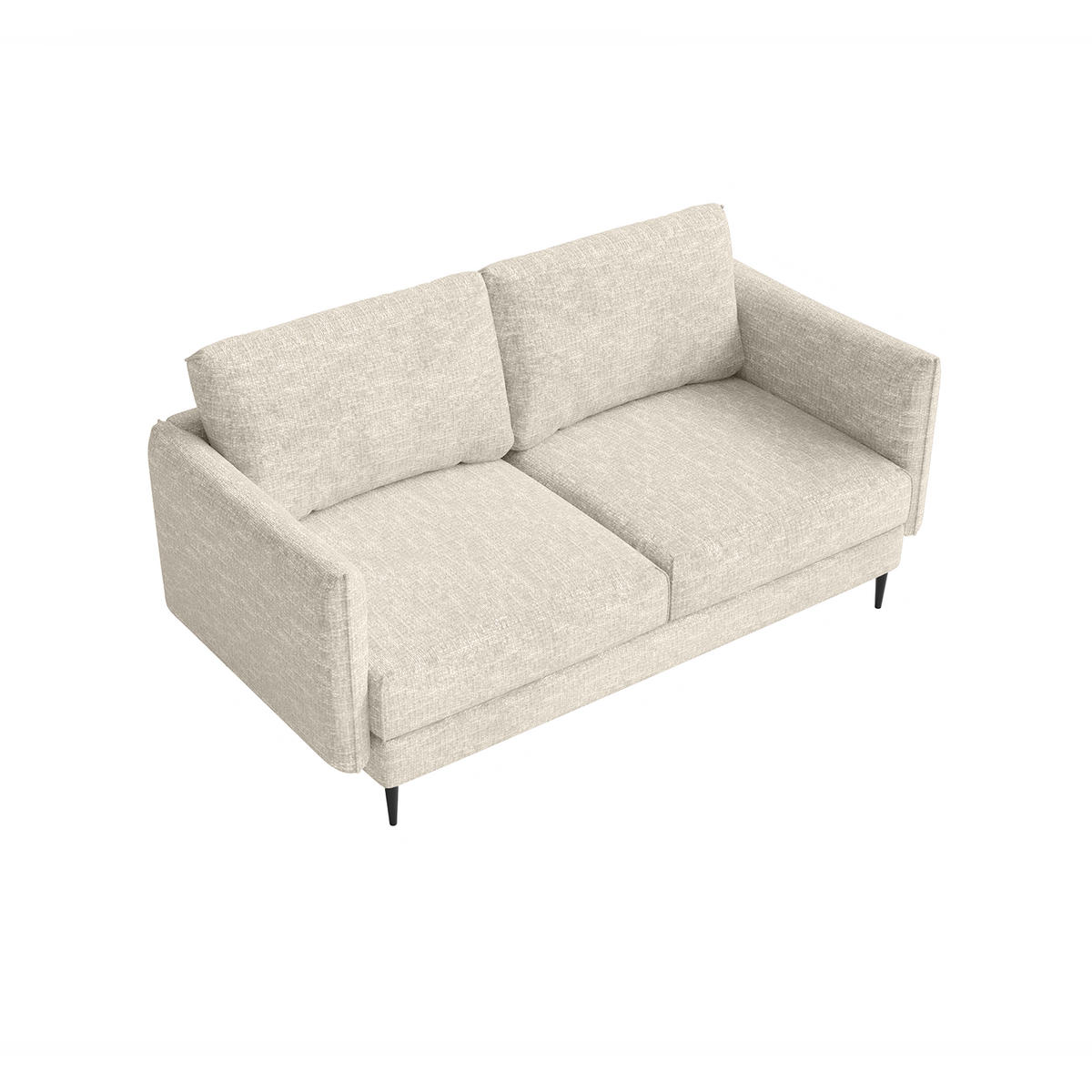 SOFA Koge Ohne Schlaffunktion, Beige - Beige, Textil (196/95/86cm) - Fedve
