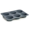 MUFFINFORM Silikon 26/17/3 cm - Dunkelgrau, Kunststoff (17/3/26cm) - Kinvara