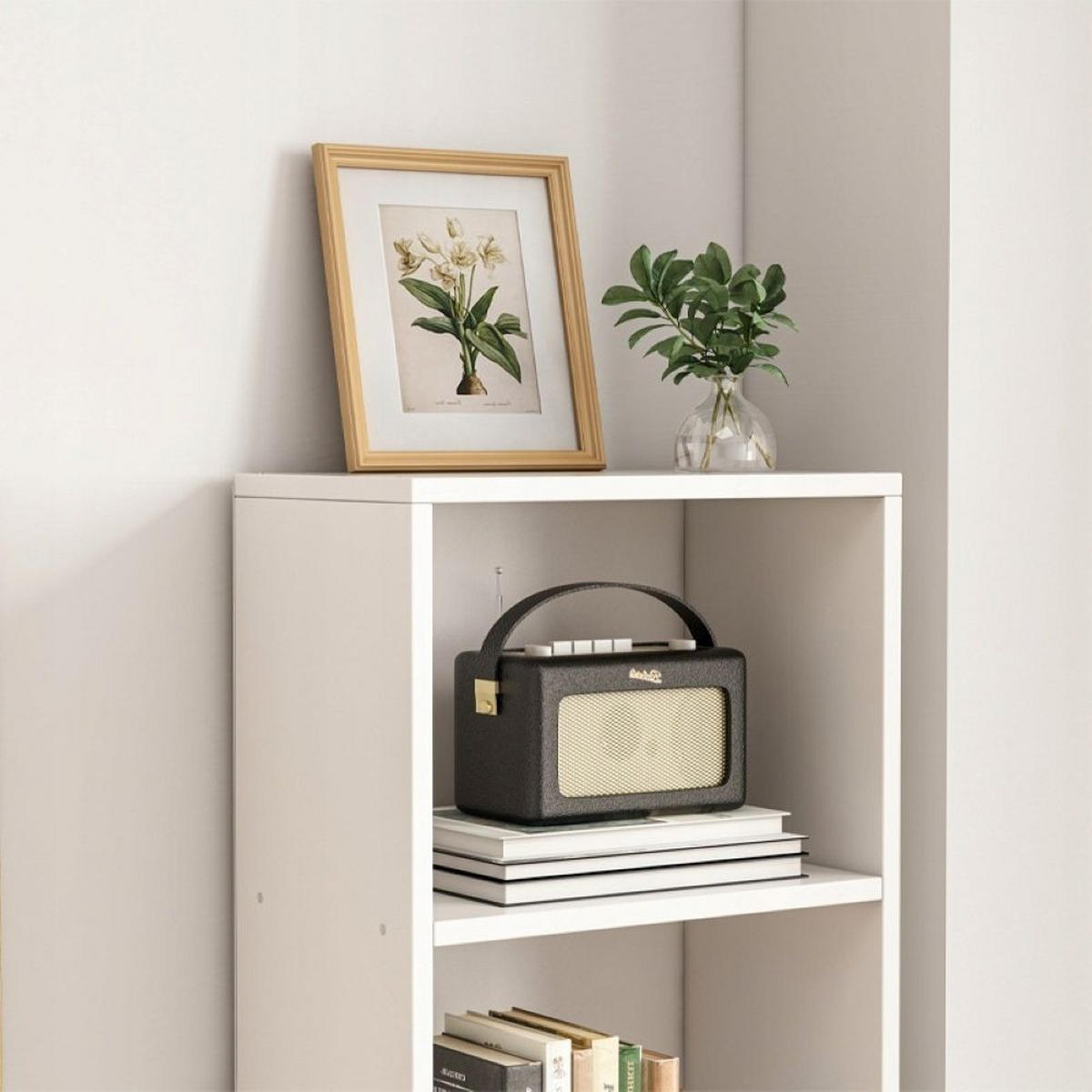 BÜCHERREGAL, weiß 50/30/182 cm - Weiß, Holzwerkstoff (50/182/30cm)