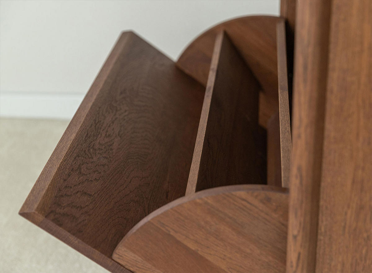 SCHUHSCHRANK Campi Eiche Tabak 83 / 33 / 80cm - Eichefarben, Holz (83/80/33cm) - Feldmann-Wohnen