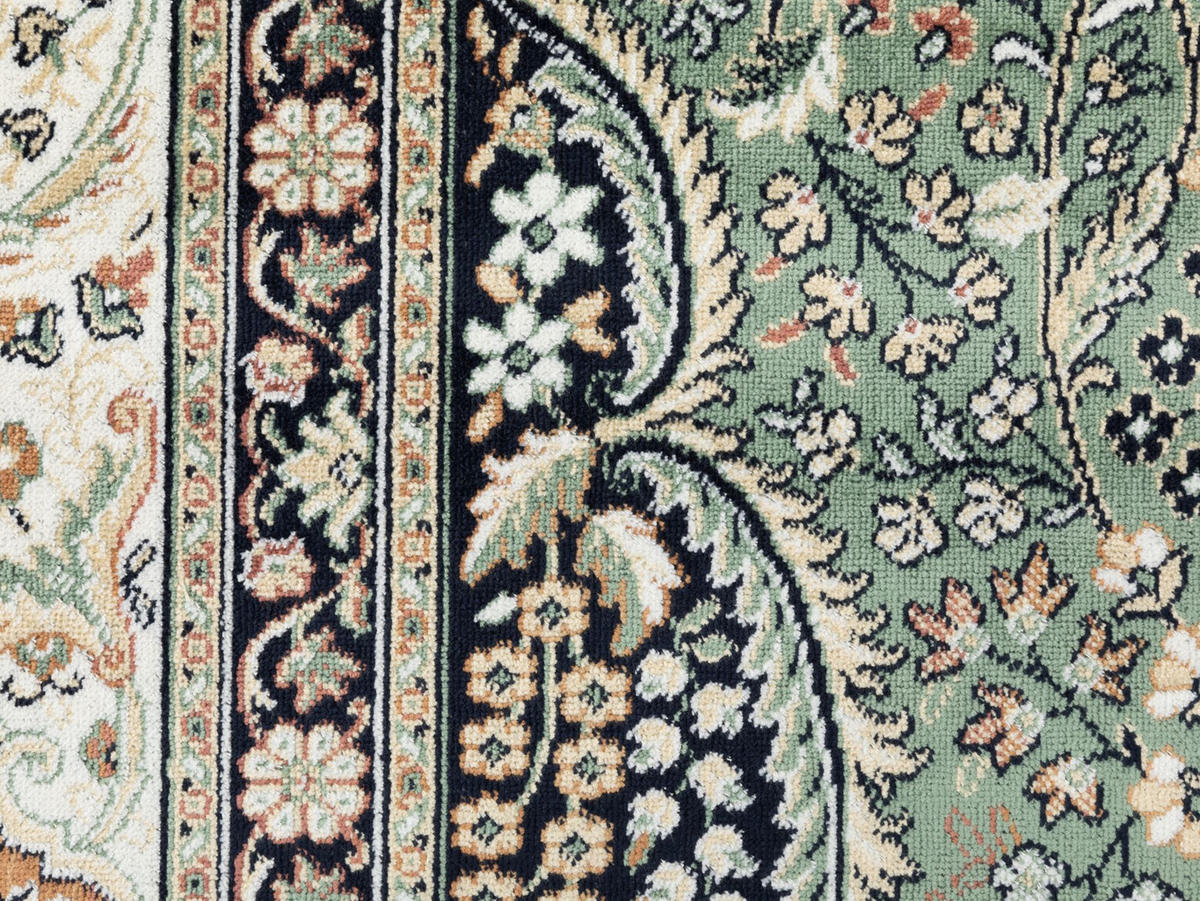 ORIENTTEPPICH 160/230 cm Riad Kirman - Grün, Textil (160/230cm) - Steffensmeier