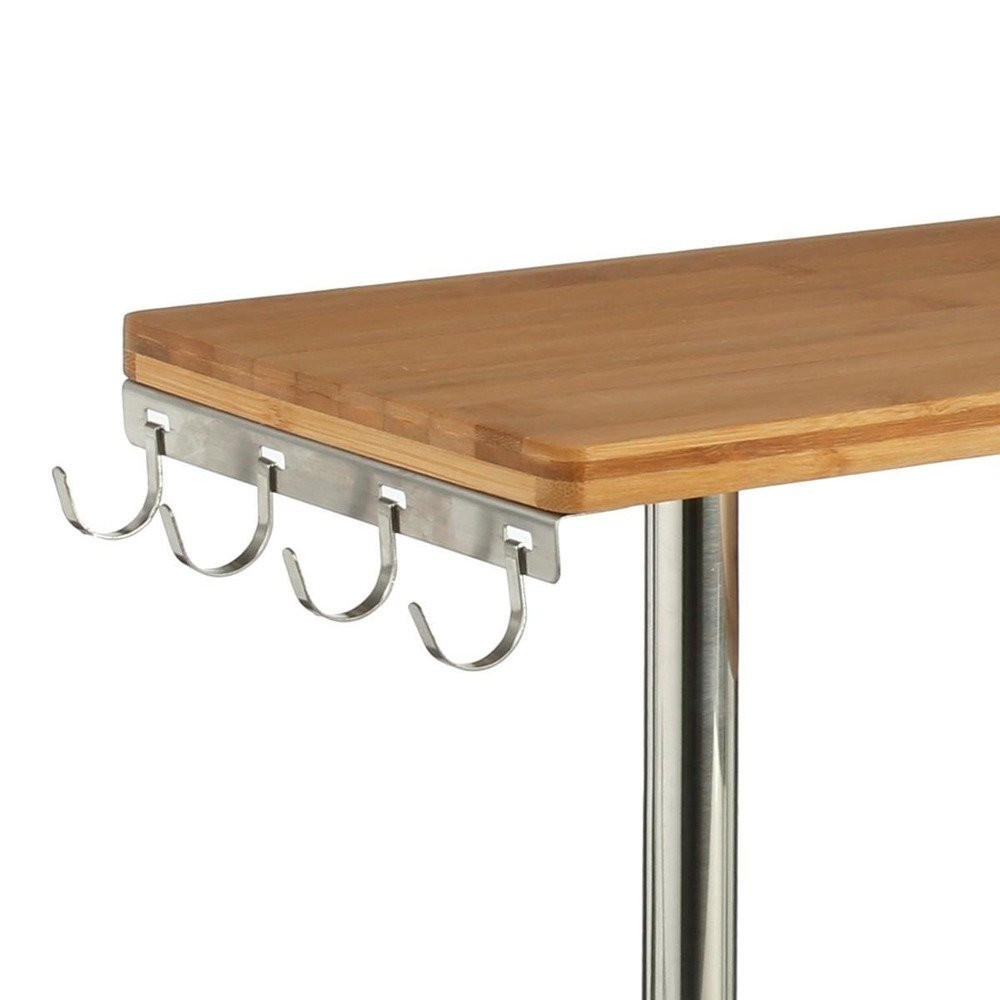 ECKREGAL Bambus - Braun, Naturmaterialien (43/39/43cm)