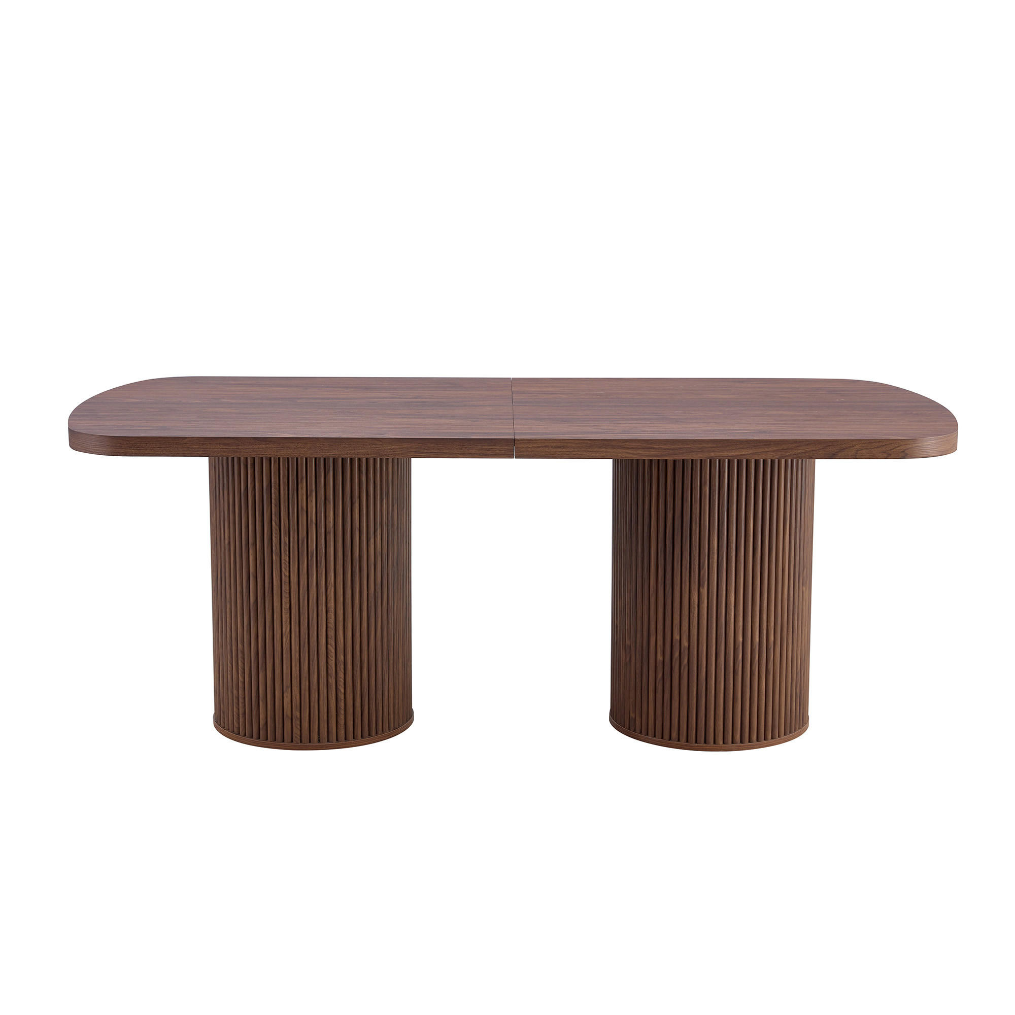 ESSTISCH Walnussoptik 180/90/76 cm - Walnussfarben, Holz (90/180/76cm) - PANGIVO