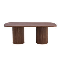 ESSTISCH Walnussoptik 180/90/76 cm - Walnussfarben, Holz (90/180/76cm) - PANGIVO