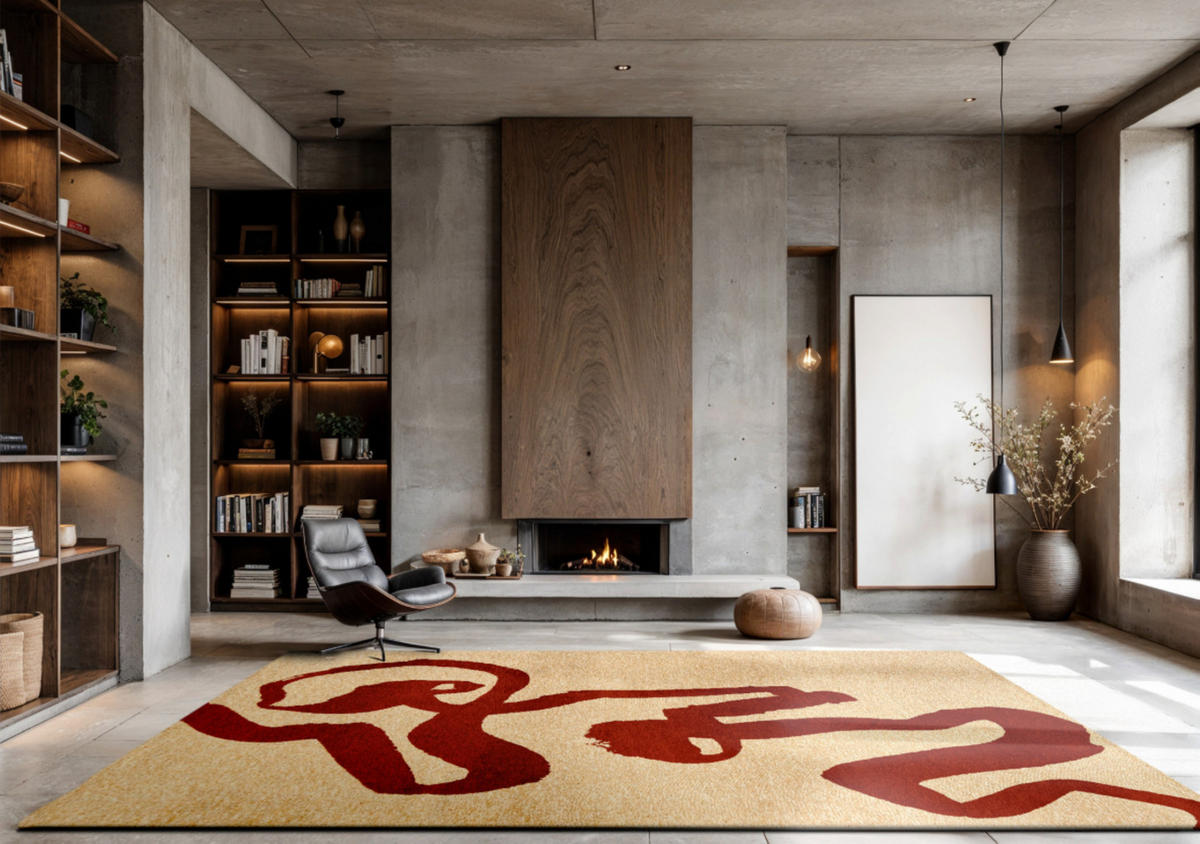 TEPPICH modern Flachgewebe STRAP Lila 235 x 340 cm - Lila, Textil (235/340cm) - Novatrend