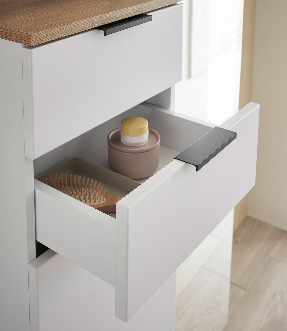 HOCHSCHRANK mit 2 Türen - Weiß, Holzwerkstoff (38/195/32cm) - home24