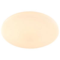 LED DECKENLEUCHTE Weiß mit Sterneneffekt - Weiß, Metall (54/54/7.6cm) - Globo Lighting