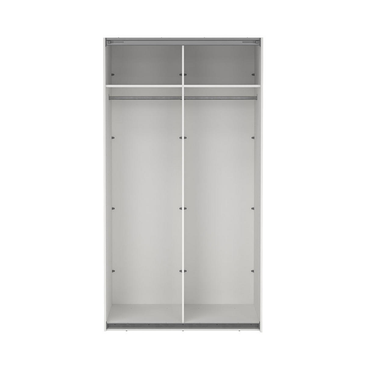 SCHIEBETÜRENSCHRANK, Como, Weiß, Holzwerkstoff, 119 x 67 x 221 cm - Weiß, Holzwerkstoff (119/221/67cm) - ebuy24