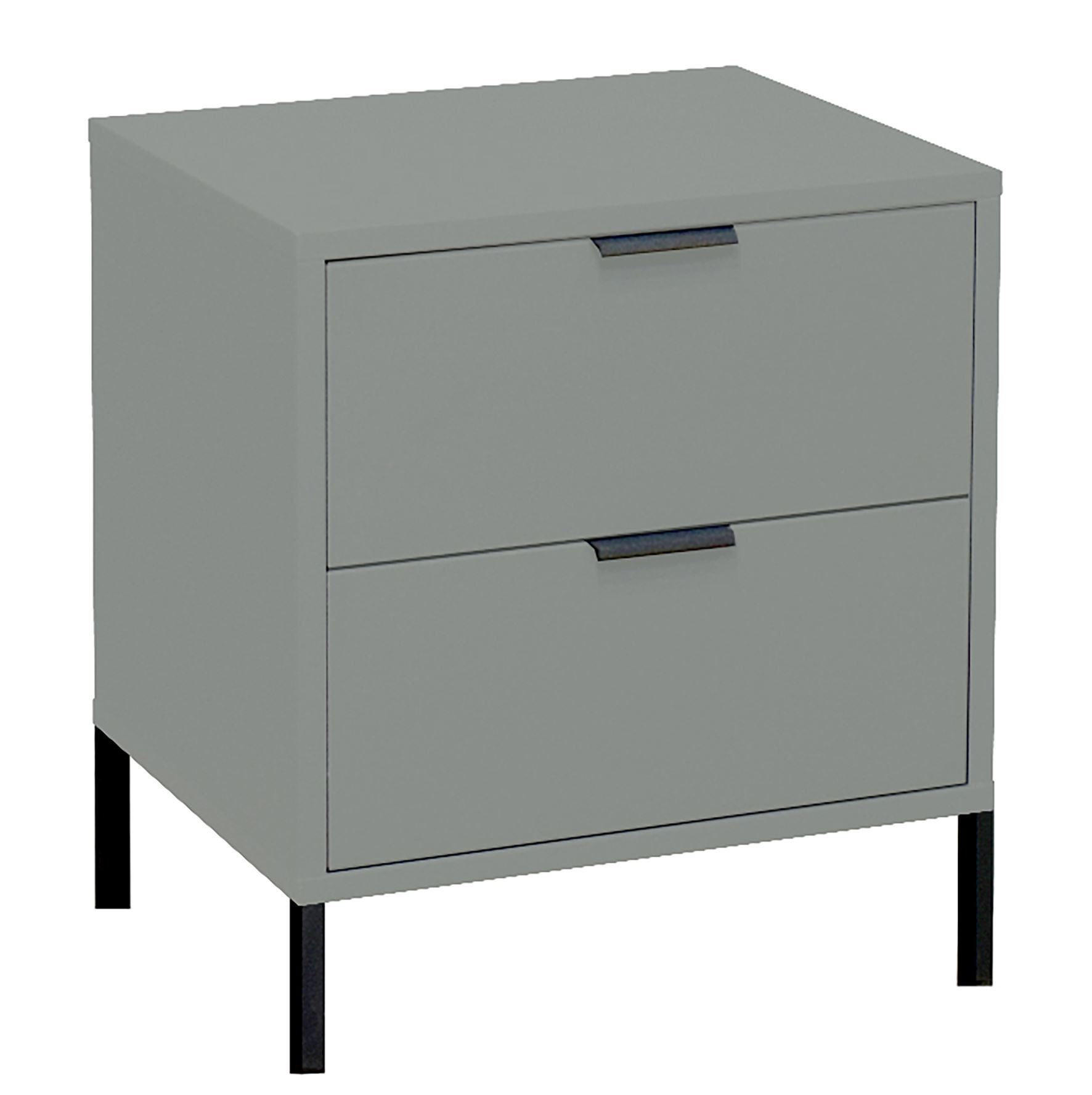 KOMMODE Erna 51x45x62 Pinie Green matt Lack - Grün, Holzwerkstoff (51/62/45cm) - 58aufmkessel