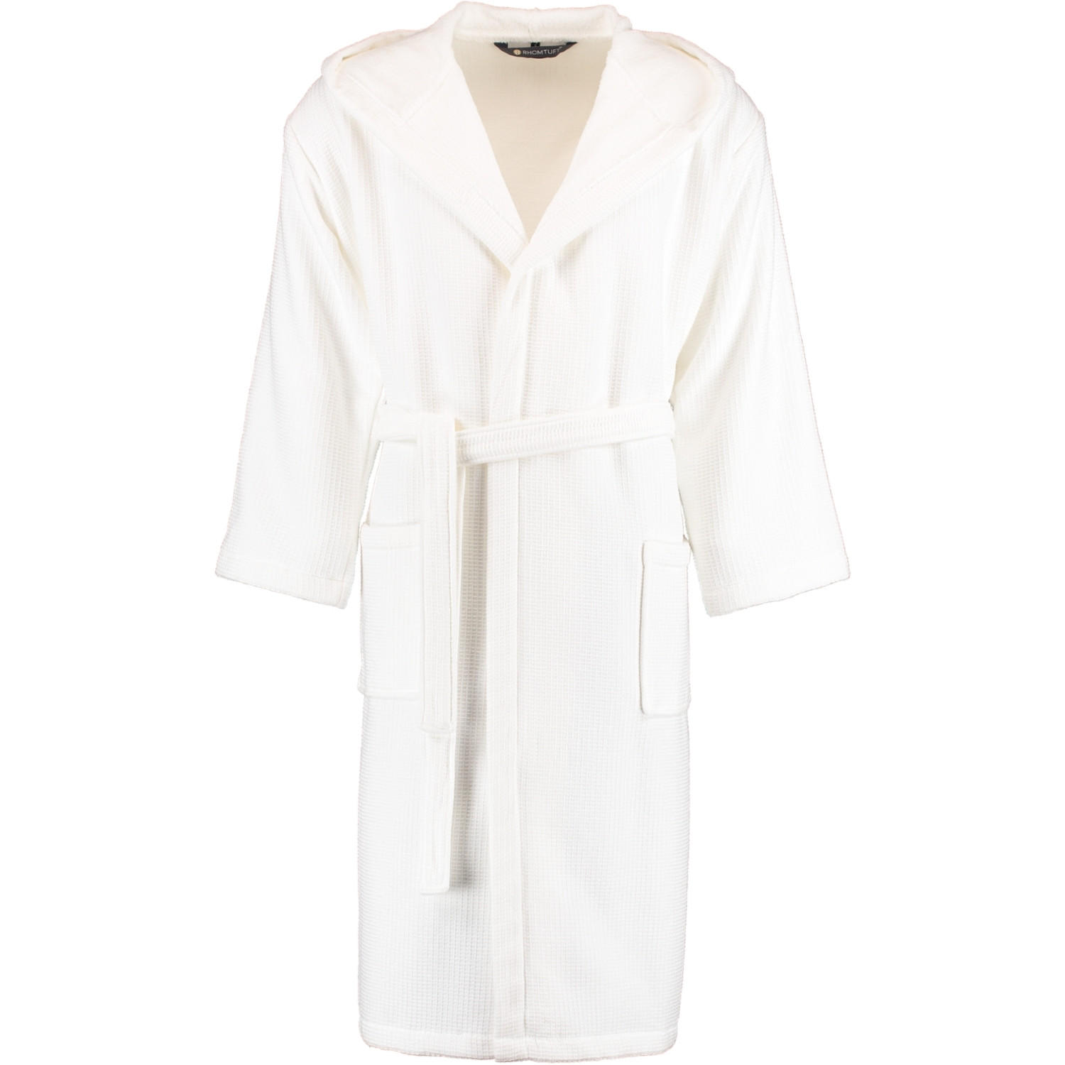 BADEMANTEL UNISEX KAPUZE FACE & BODY WEISS - 01 - Weiß, Textil (XLnull) - Rhomtuft