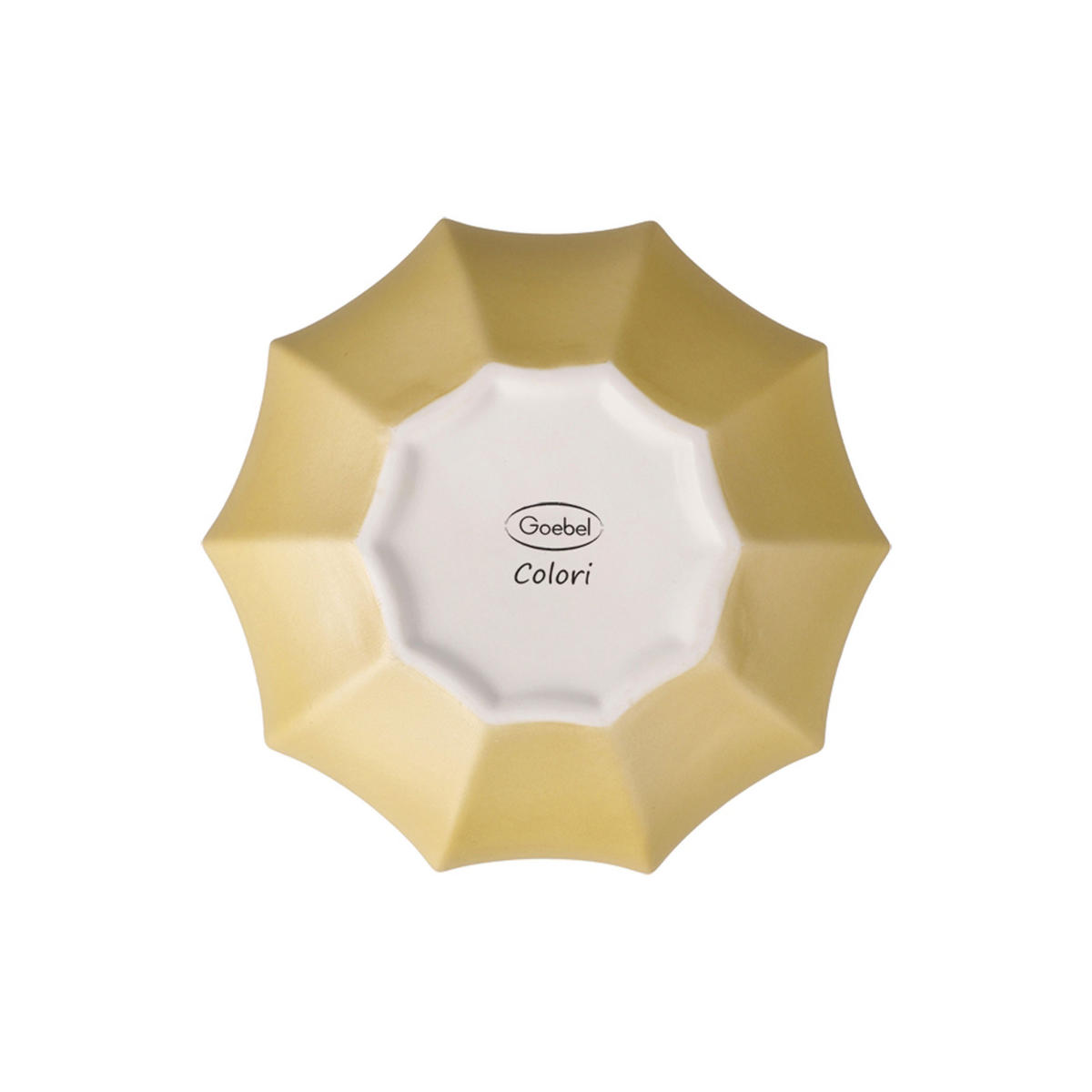 VASE Concave Colori champagner 16 cm - Champagner, Keramik (16cm) - Goebel