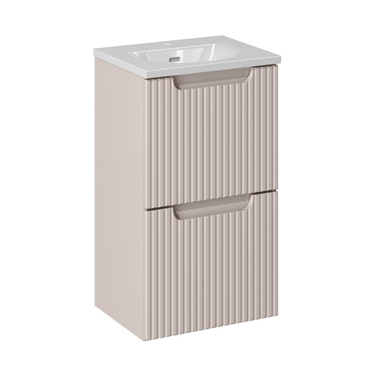 WASCHTISCHKOMBI 50 cm 2 Teile Nova Cashmere N BM213 in Kaschmir/Matt - Kaschmir, Holz (50/57/40cm)