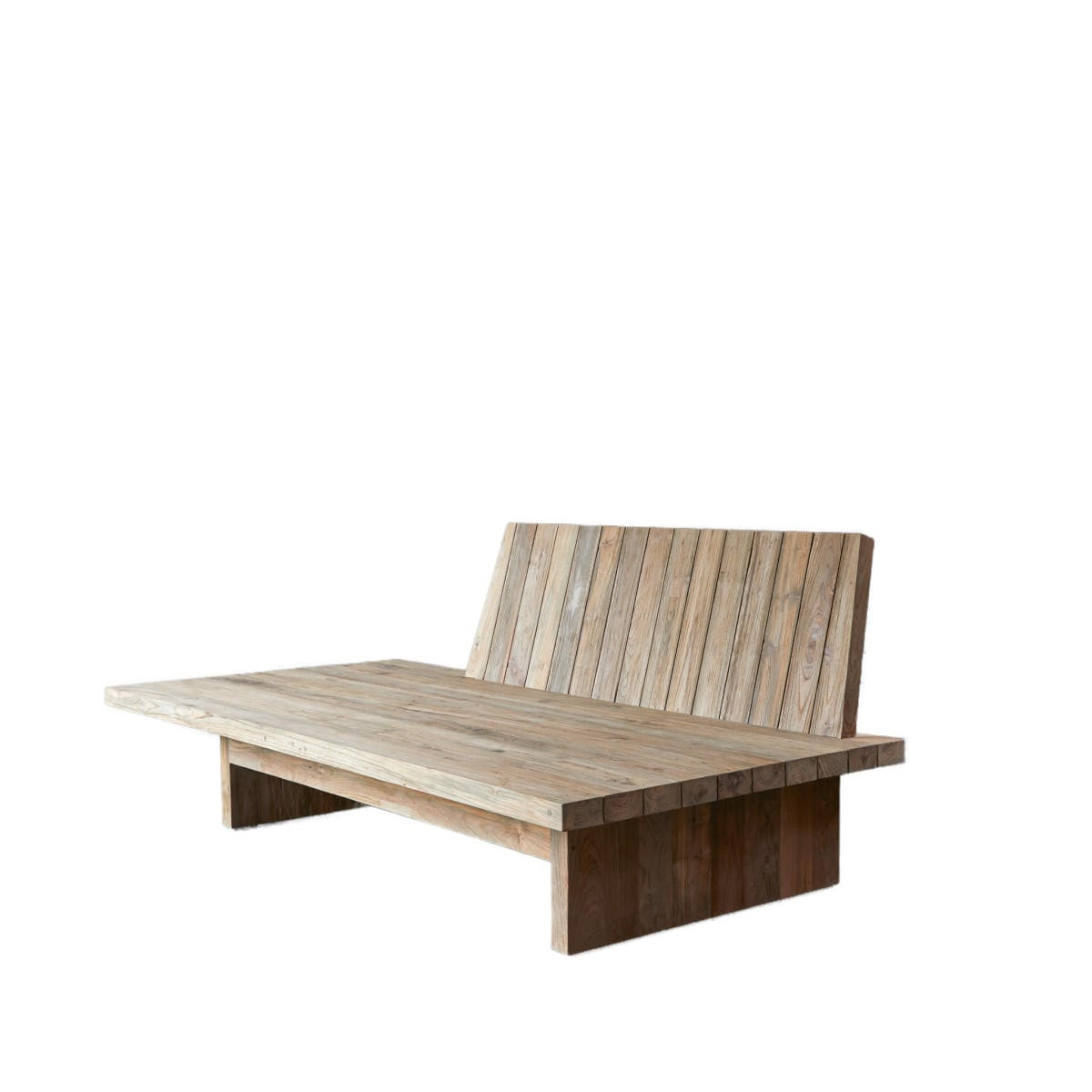 BANK Joaquin Natur aus Teak - Naturfarben, Holz (200/76/100cm) - Tikamoon