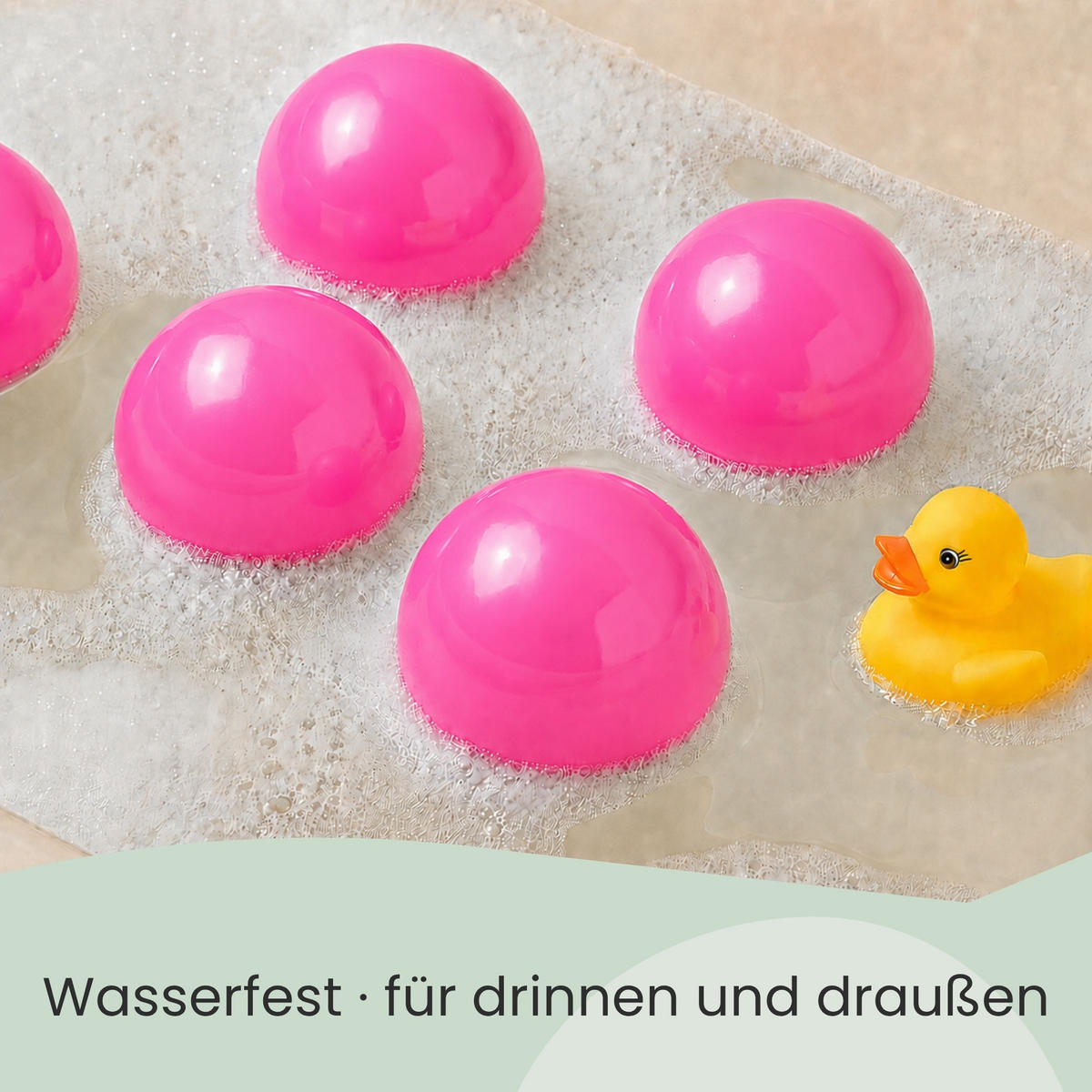 BÄLLEBAD-BÄLLE 50 Stück, Pink, 5.5 cm - Pink, Kunststoff (5.5/5.5/5.5cm) - Littletom