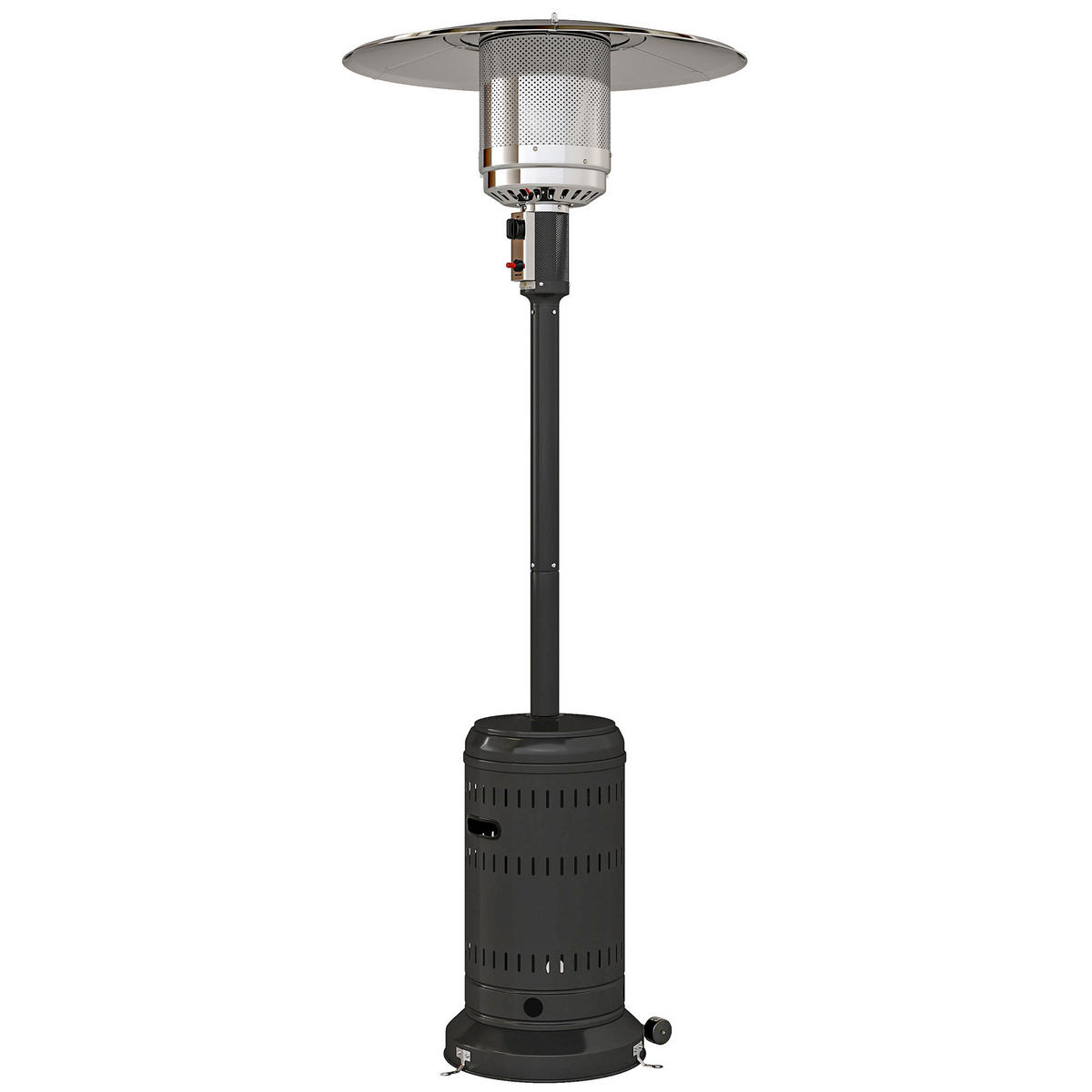 HEIZSTRAHLER DE-18919 11 kW, Gas Schwarz - Schwarz, Metall (82/223/82cm) - ComfortXL