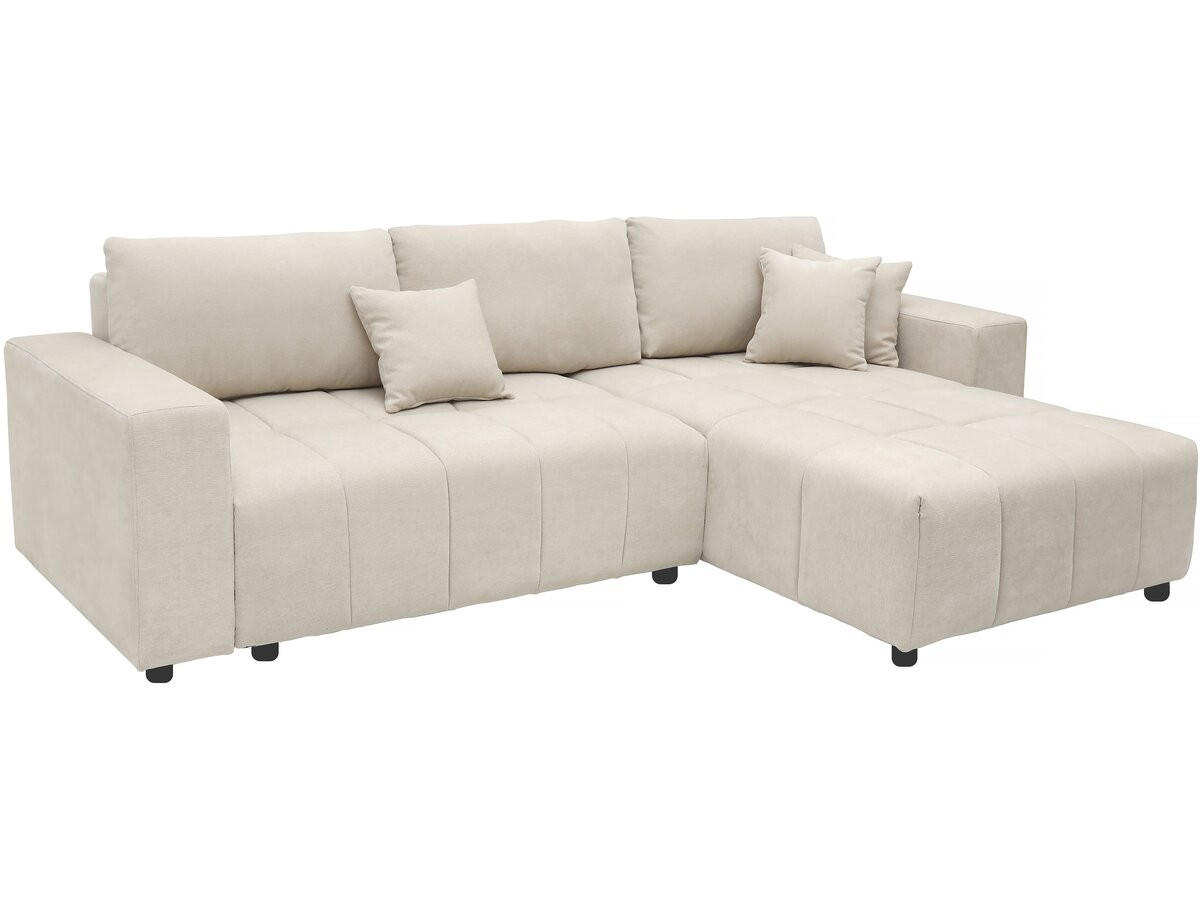 ECKSOFA george beige - Beige, Textil (181/271cm) - Habitat Garten