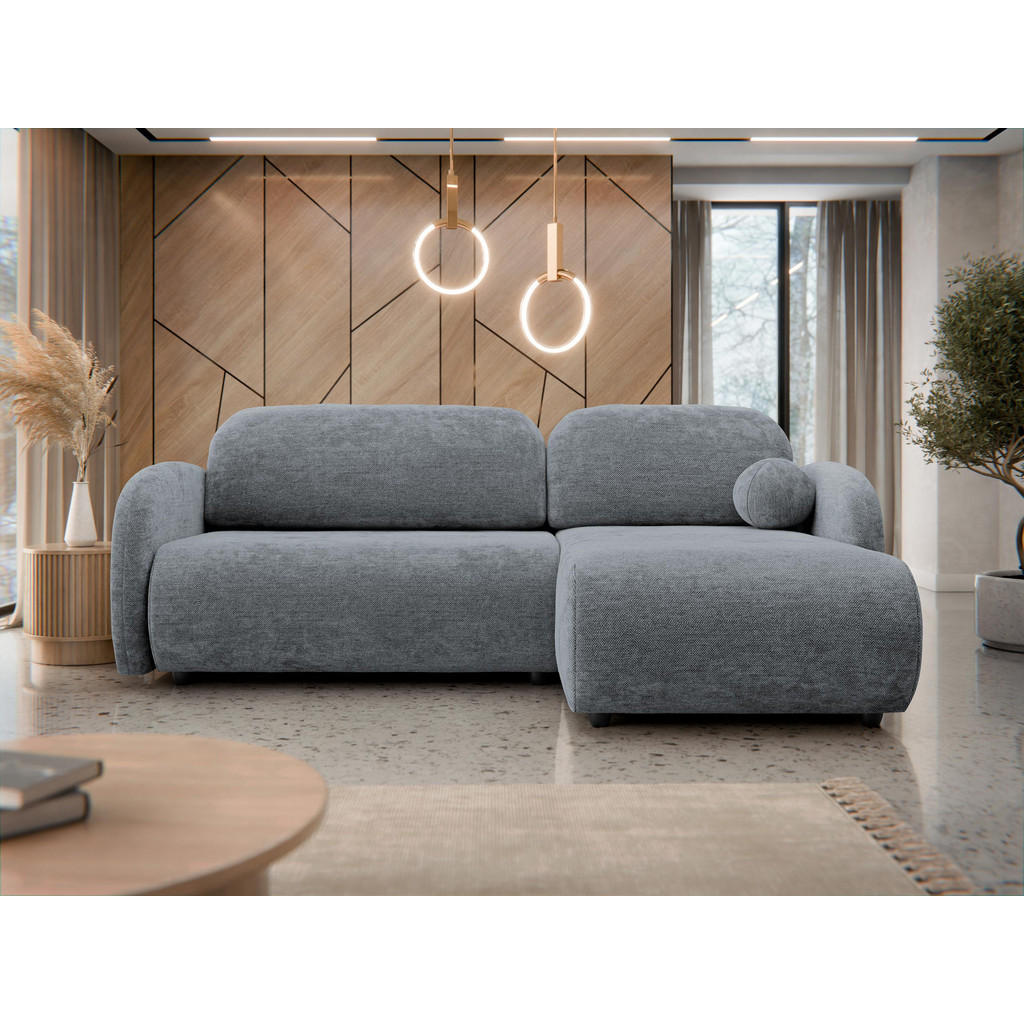 Thumbnail - Mirjan24 Ecksofa, Grau, Textil, 5-Sitzer, L-Form,L-Form, 233x160 cm, Wohnzimmer, Sofas & Couches, Wohnlandschaften, Ecks...