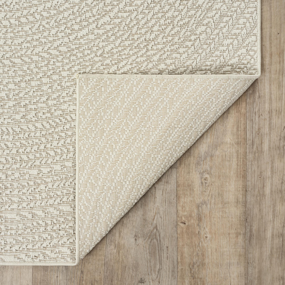 FLACHWEBTEPPICH Berber CORDEV Polypropylen Creme 160 x 230 cm - Beige, Textil (160/230cm) - KADIMA DESIGN