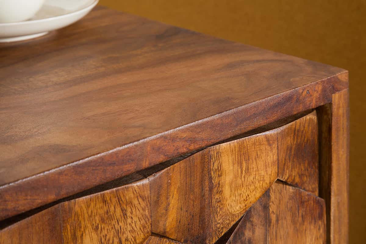 COUCHTISCH MYSTIC LIVING Sheesham rechteckig Natur 40cm - Braun, Holz (35/40/56cm) - riess-ambiente