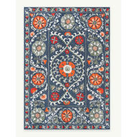 TEPPICH Flachgewebe Orient TABRY Blau 240 x 340 cm - Blau, Textil (240/340cm) - Novatrend