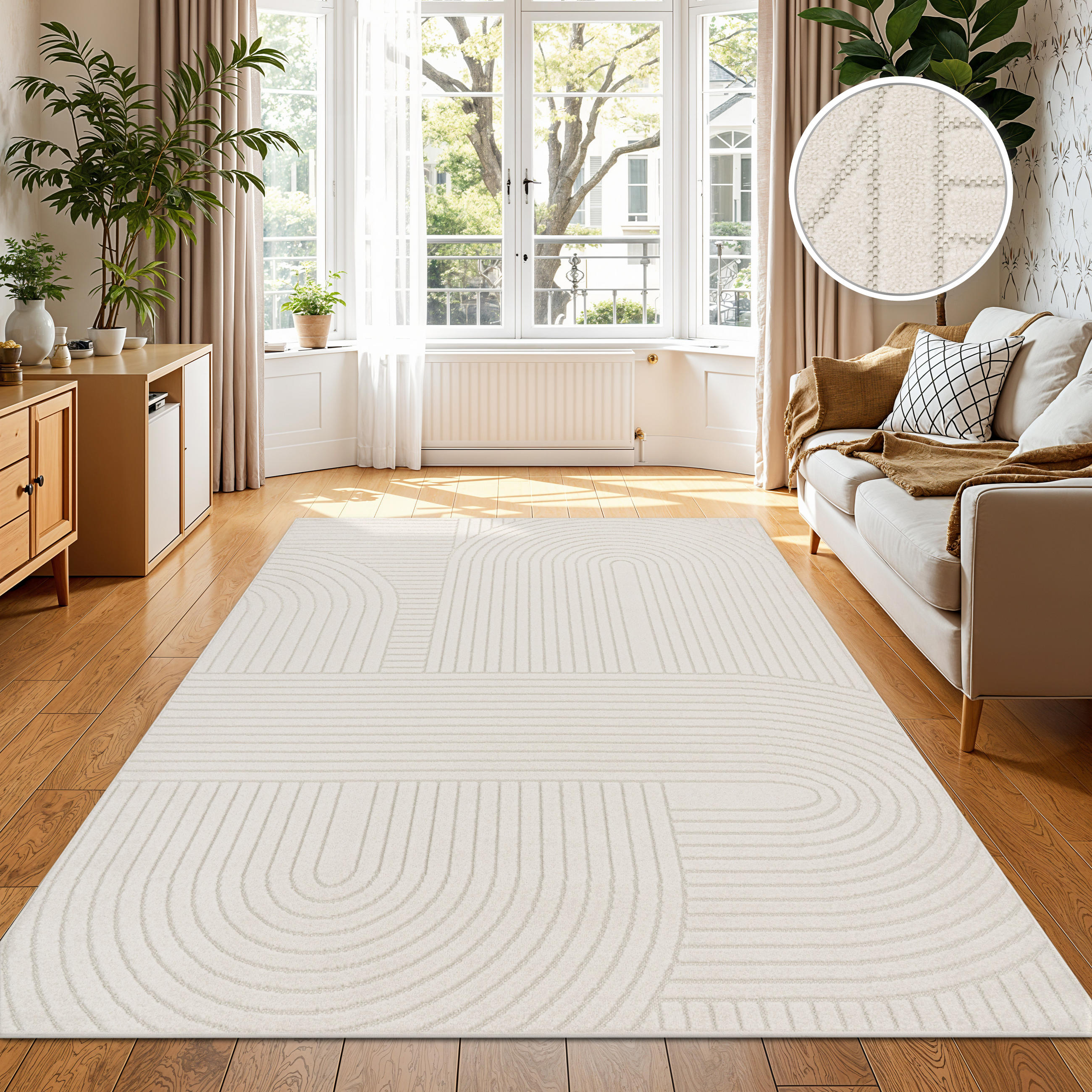 OUTDOORTEPPICH 200/290 cm Cotton 240 - Creme, Textil (200/290cm) - Paco Home