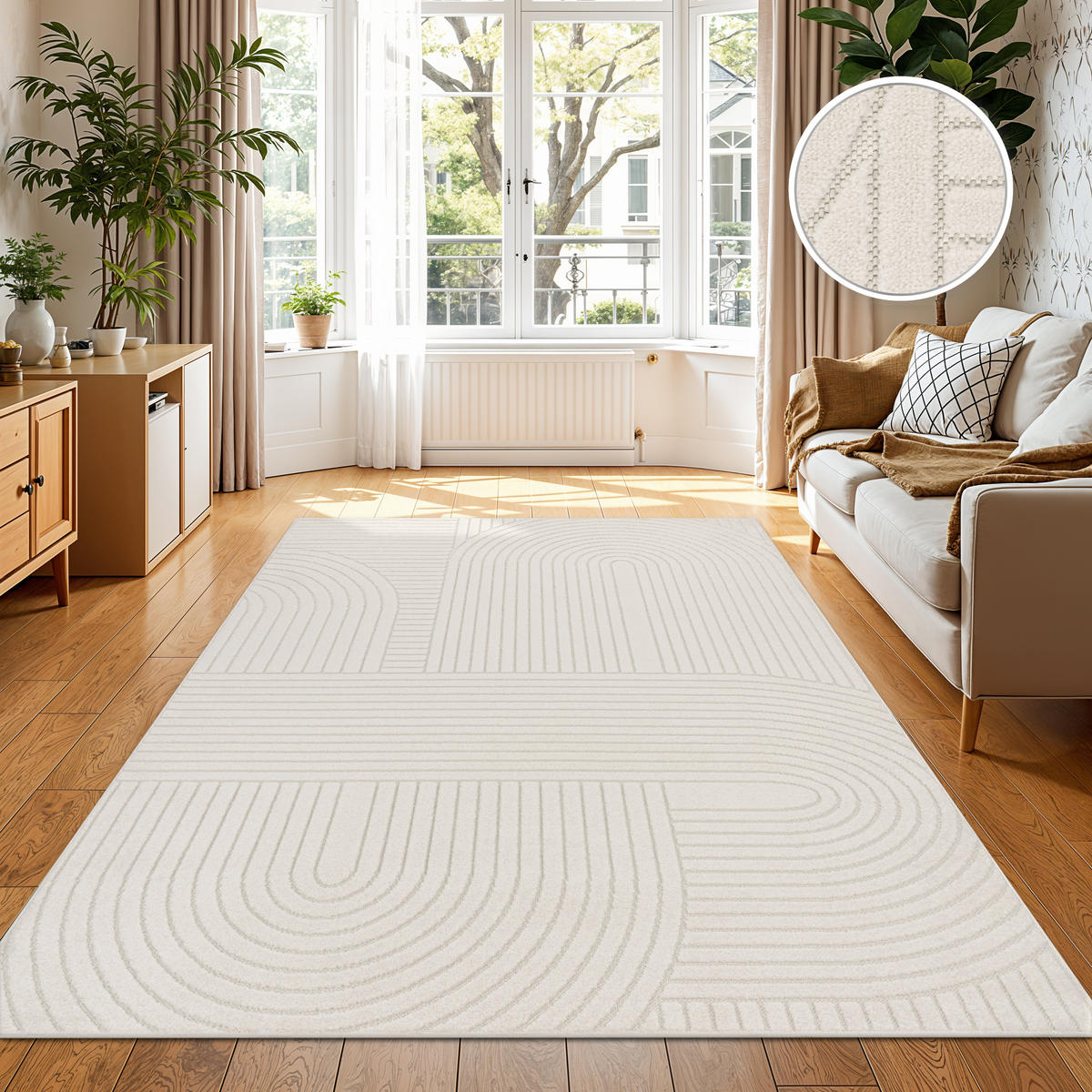 OUTDOORTEPPICH 200/290 cm Cotton 240 - Creme, Textil (200/290cm) - Paco Home