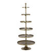 ETAGERE Hokksund Bronze Ø80/200 cm - Bronzefarben, Metall (80/200cm) - Light & Living