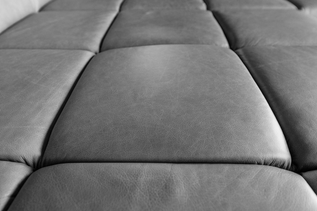 ECKSOFA NELSON Anthrazit Leder Relaxfunktion - Anthrazit/Schwarz, Leder/Metall (321/216cm) - KAWOLA