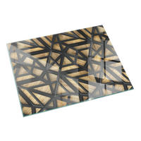 GLASPLATTE für Kamin 60x40 cm Braun - Braun, Glas (60/40/0.4cm) - ArtPrintCave