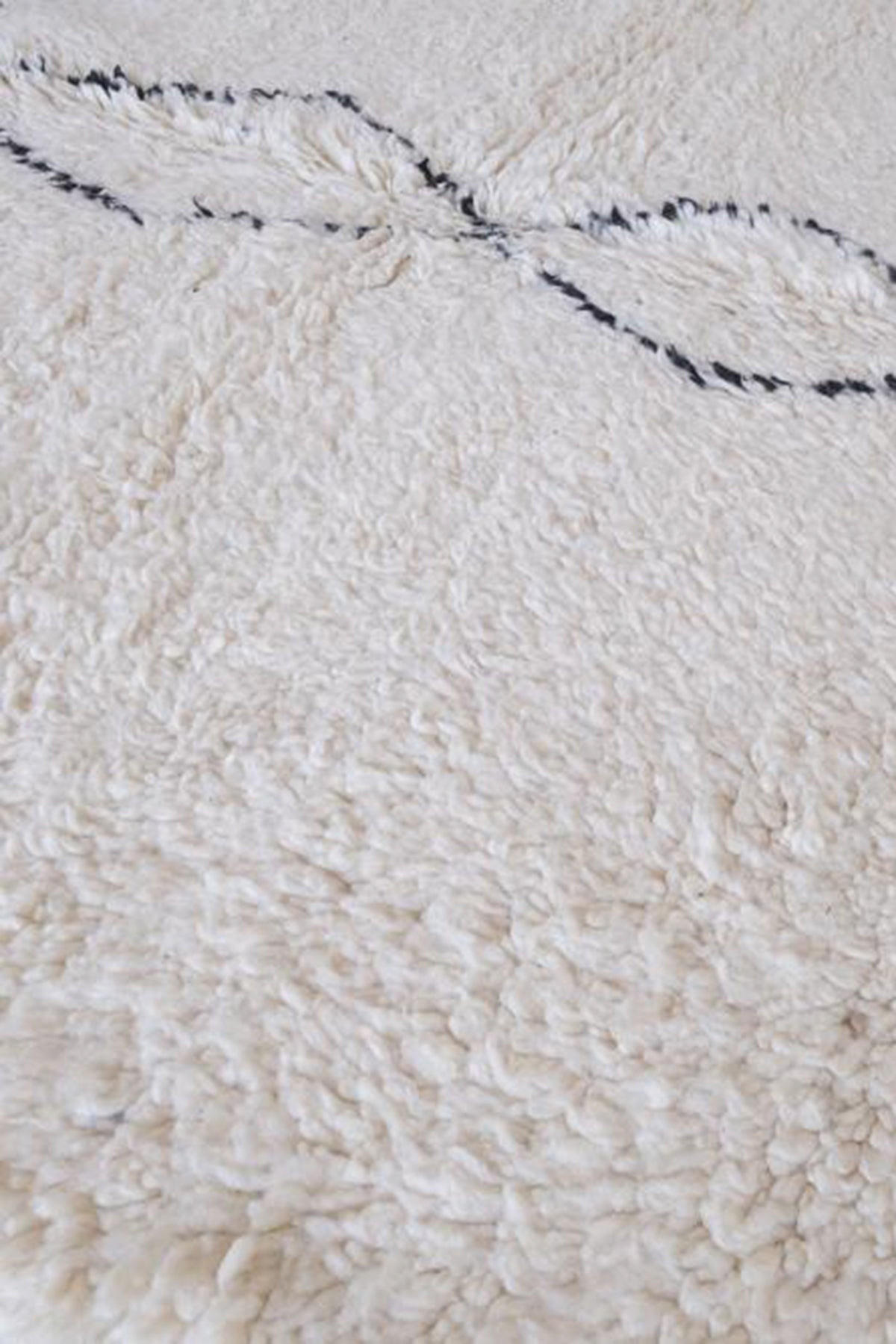 BERBERTEPPICH aus reiner Wolle 161x 228 cm - Weiß, Naturmaterialien (161/228cm) - AFK Living