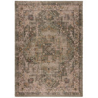 TEPPICH Jute Vintage-Design, robust DEEPE, Braun-Grün 120x170 cm - Braun, Textil (120/170cm) - KADIMA DESIGN
