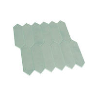 FLIESENAUFKLEBER 1 Stück 30,5 x 30,5 cm Selbstklebende Fliesen - Fico Fumo - Grau/Grün, Kunststoff (30.5/0.3/30.5cm) - Mazovia