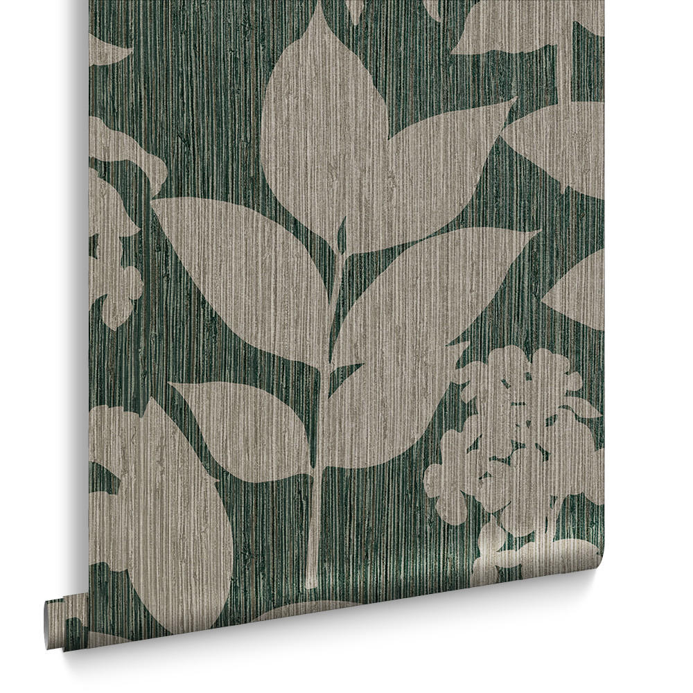 VLIESTAPETE - Aspen Pine - Grün, Papier/Kunststoff (52/1005cm) - Graham & Brown