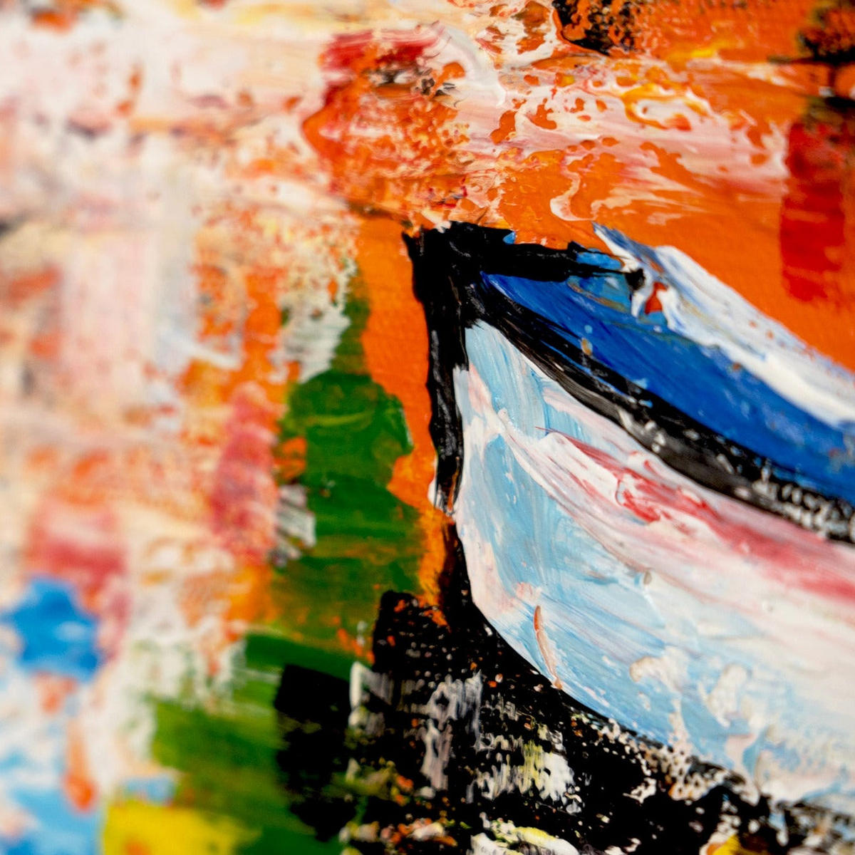 GEMÄLDE Hafen Schattenfugenrahmen Schwarz 120x60 cm - Schwarz, Holz (120/60cm) - YS-art gallery