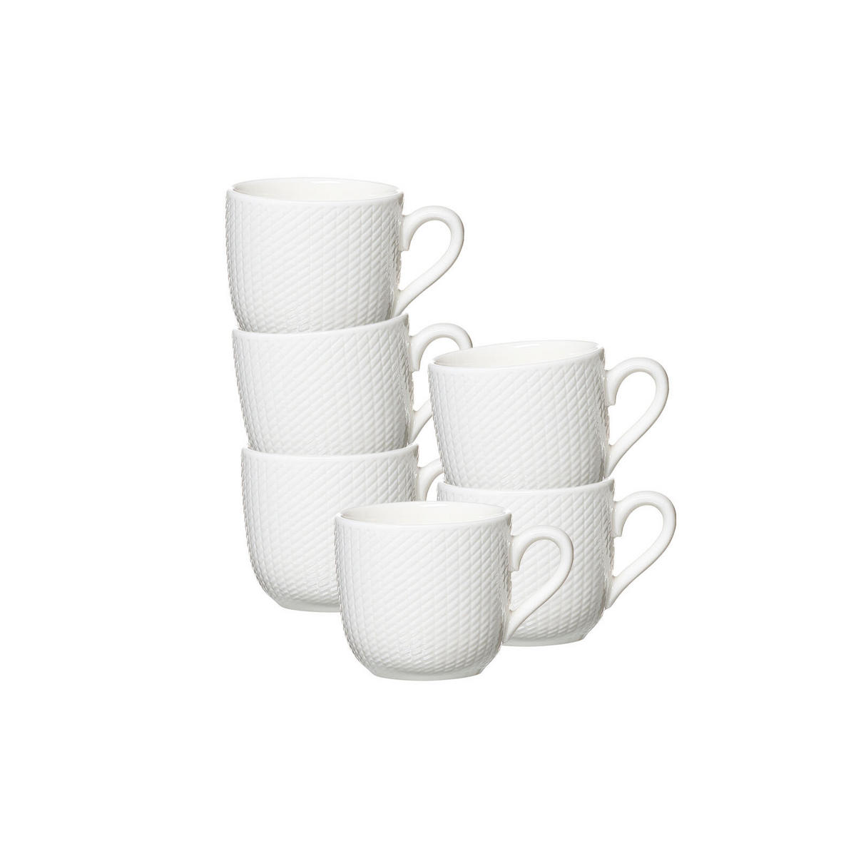 ESPRESSOTASSEN Saphir weiß 80 ml 6er Set - Weiß, Keramik (0.08L) - Ritzenhoff Breker