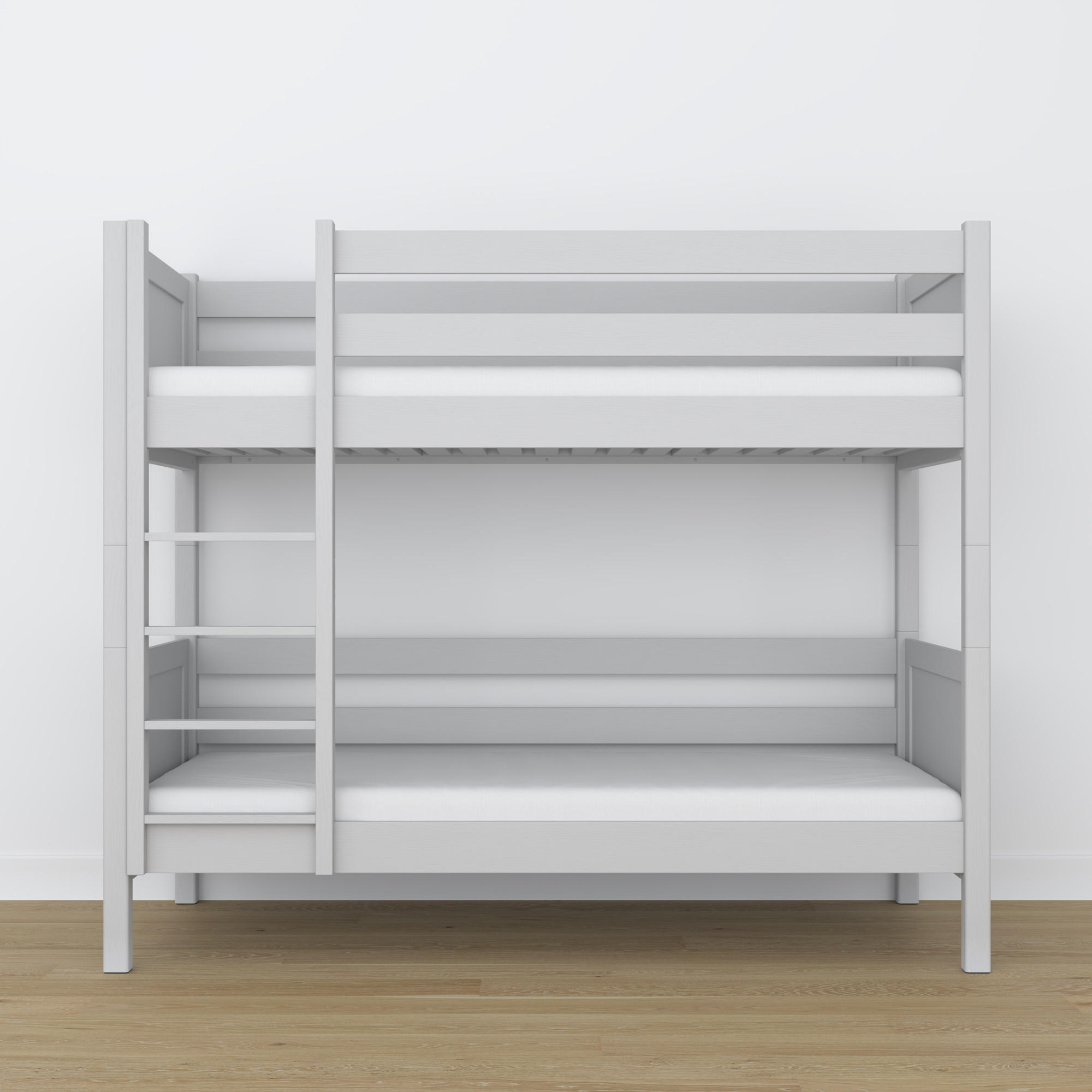 ETAGENBETT N02 Grau 80/190 - Grau, Naturmaterialien/Holz (80/190cm) - N-Wood
