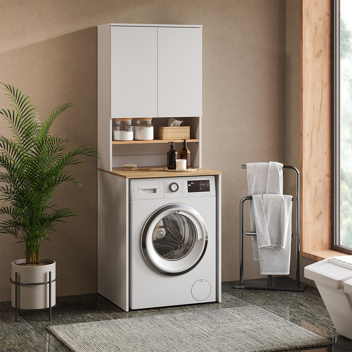 Weiß, Holzwerkstoff (68/88.2/60cm) - Vicco