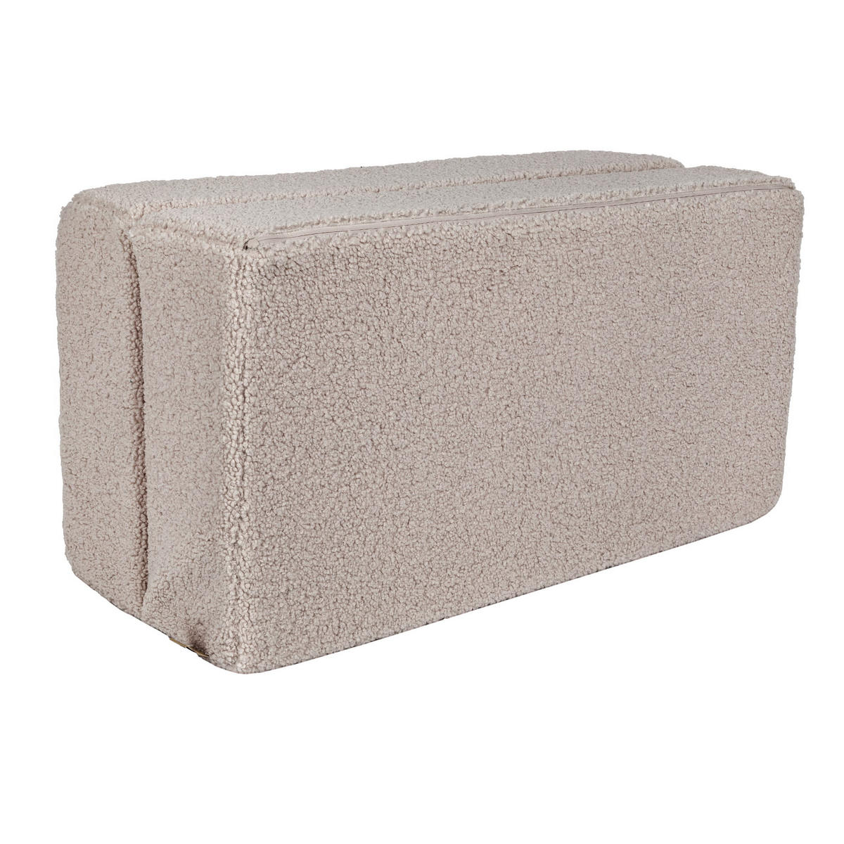KINDERSOFA, Bearly, Cube, Hellgrau - Grau, Textil (96/40/50cm) - MeowBaby