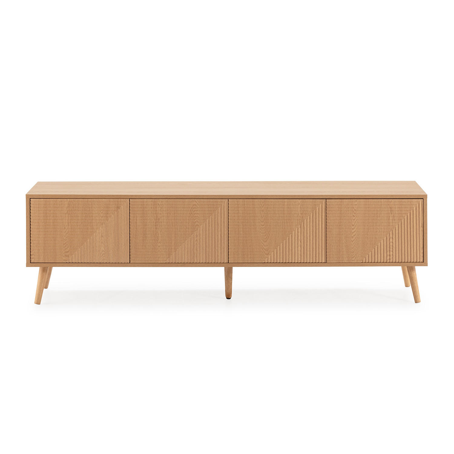 TV-ELEMENT Telmo 4 türen Eichenfarbe 160 cm - Honigeiche, Holzwerkstoff (160/45/40cm) - VS Venta-stock