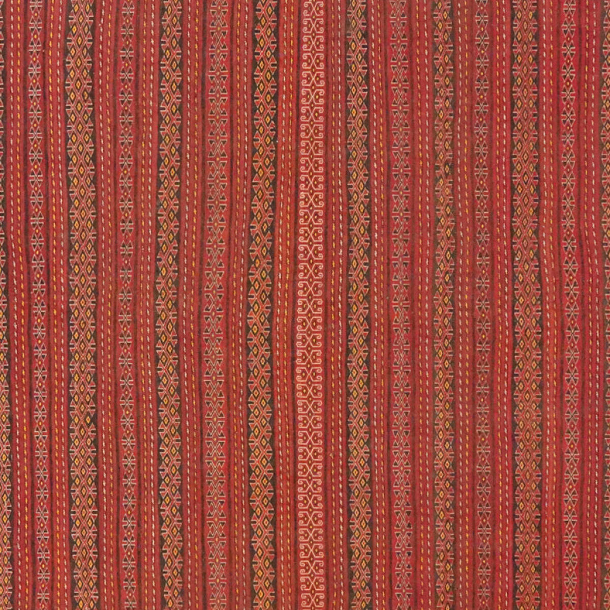 HANDWEBTEPPICH Kelim Kordi Rot 325/159 cm Schurwolle - Rot, Textil (159/325cm) - Looma