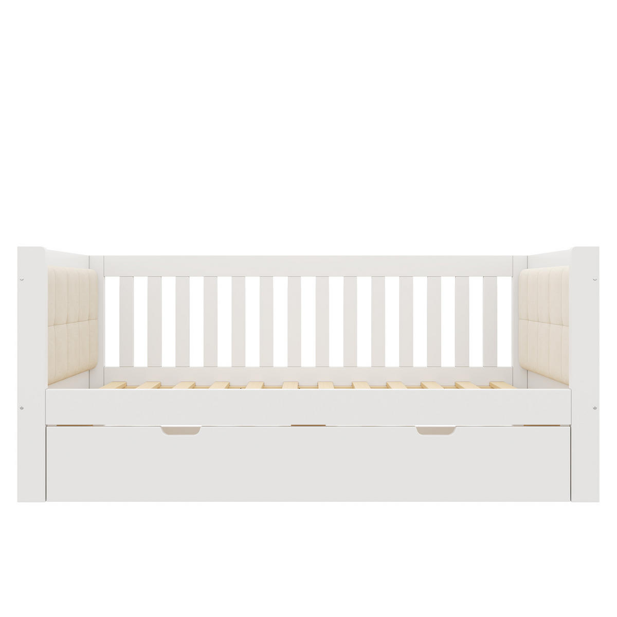 AUSZIEHBETT 90x200 cmDE-00727, in Weiß - Weiß, Holz (90/200cm) - ComfortXL